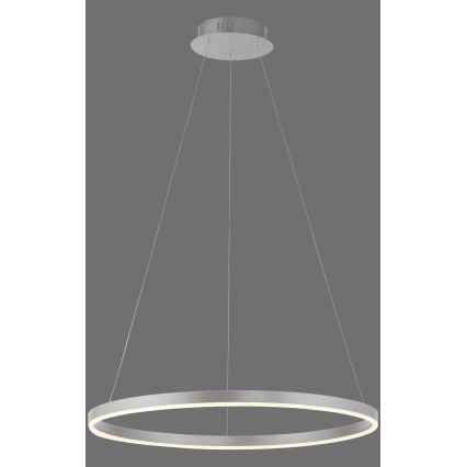 Leuchten Direkt 15394-95 - Lámpara de araña LED regulable RITUS LED/30W/230V cromo mate