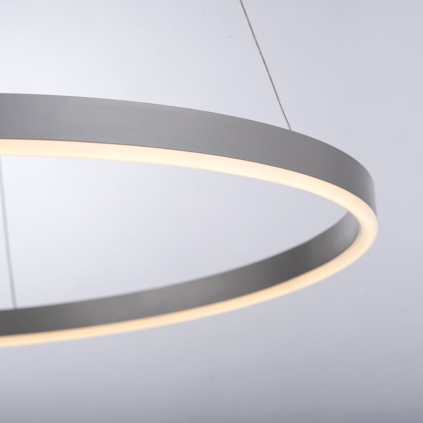 Leuchten Direkt 15394-95 - Lámpara de araña LED regulable RITUS LED/30W/230V cromo mate