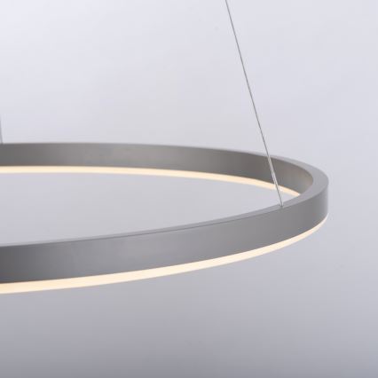 Leuchten Direkt 15394-95 - Lámpara de araña LED regulable RITUS LED/30W/230V cromo mate