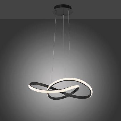 Leuchten Direkt 15402-18 - Lámpara colgante LED regulable MARIA LED/25W/230V negro
