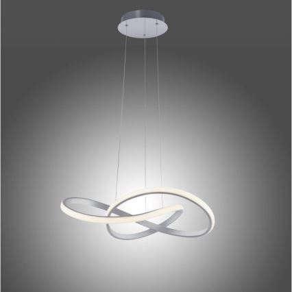 Leuchten Direkt 15402-95 - Lámpara colgante LED regulable MARIA LED/25W/230V cromo mate