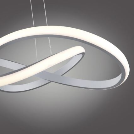 Leuchten Direkt 15402-95 - Lámpara colgante LED regulable MARIA LED/25W/230V cromo mate