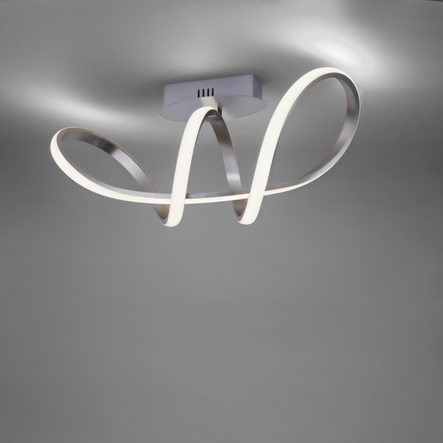 Leuchten Direkt 15403-95 - Lámpara de superficie LED regulable MARIA LED/16W/230V cromo mate