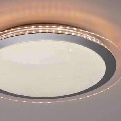 Leuchten Direkt 15411-21- Lámpara de techo LED RGB regulable CYBA LED/26W/230V + mando a distancia