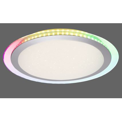 Leuchten Direkt 15411-21- Lámpara de techo LED RGB regulable CYBA LED/26W/230V + mando a distancia