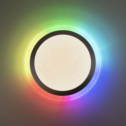 Leuchten Direkt 15411-21- Lámpara de techo LED RGB regulable CYBA LED/26W/230V + mando a distancia