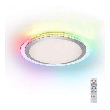 Leuchten Direkt 15411-21- Lámpara de techo LED RGB regulable CYBA LED/26W/230V + mando a distancia