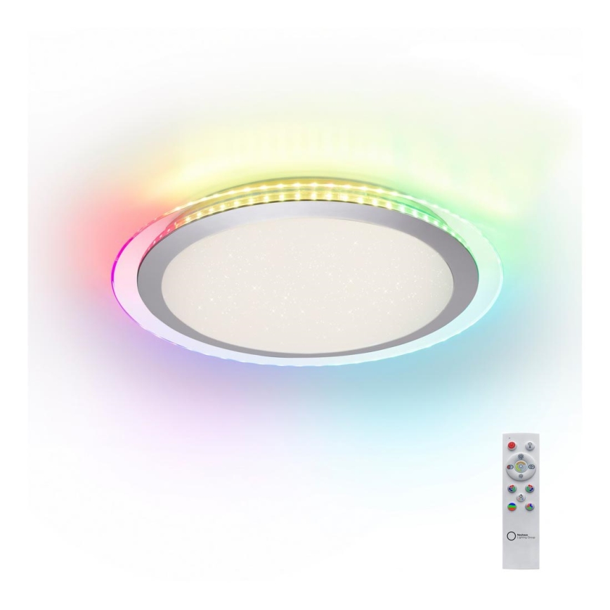 Leuchten Direkt 15411-21- Lámpara de techo LED RGB regulable CYBA LED/26W/230V + mando a distancia