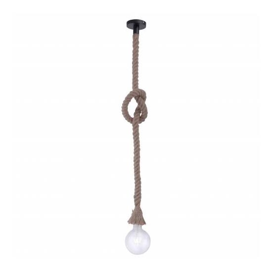 Leuchten Direkt 15481-18 - Lámpara colgante ROPE 1xE27/60W/230V