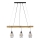 Leuchten Direkt 15526-79 - Lámpara colgante SPRING 3xE27/40W/230V Eucalyptus