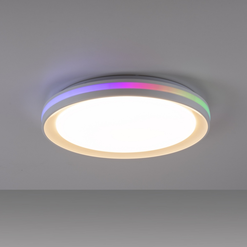Leuchten Direkt 15544-16 - Plafón LED RGB regulable RIBBON LED/15W/230V