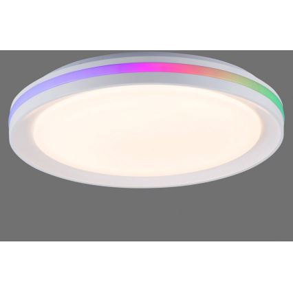 Leuchten Direkt 15544-16 - Plafón LED RGB regulable RIBBON LED/15W/230V