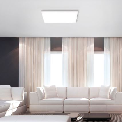 Leuchten Direkt 15552-16 - Plafón LED regulable CANVAS LED/40W/230V 2700-5000K + mando a distancia