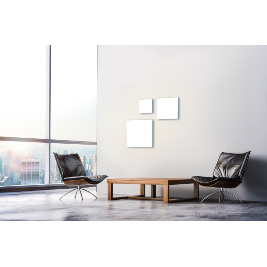 Leuchten Direkt 15552-16 - Plafón LED regulable CANVAS LED/40W/230V 2700-5000K + mando a distancia