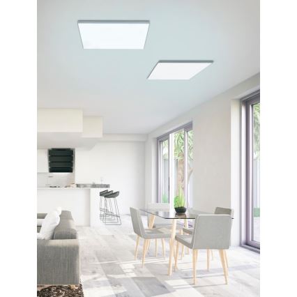 Leuchten Direkt 15552-16 - Plafón LED regulable CANVAS LED/40W/230V 2700-5000K + mando a distancia