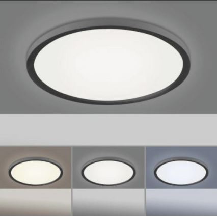 Leuchten Direkt 15571-18 - Plafón LED regulable FLAT LED/23,5W/230V 2700-5000K + mando a distancia