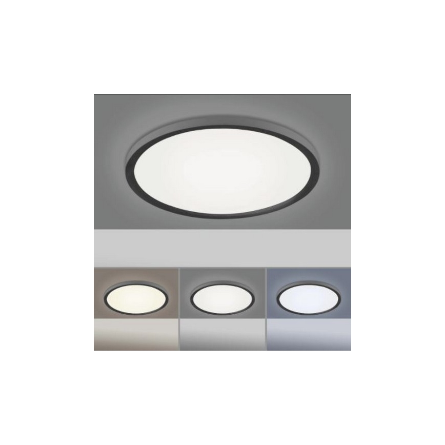 Leuchten Direkt 15571-18 - Plafón LED regulable FLAT LED/23,5W/230V 2700-5000K + mando a distancia