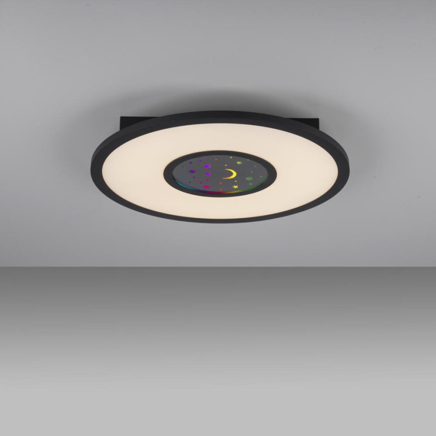 Leuchten Direkt 15572-18 - Plafón LED RGBW regulable ASTRO LED/17,5W/230V 2700-5000K + mando a distancia