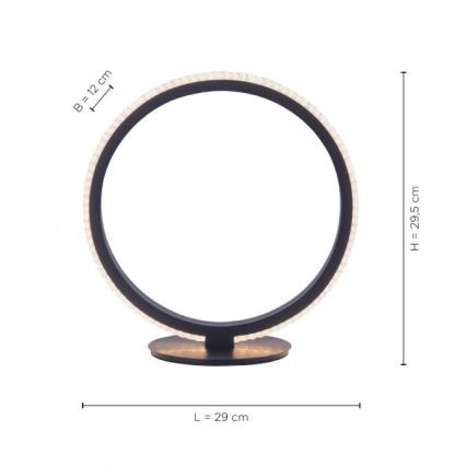 Leuchten Direkt 15612-18 - Lámpara de mesa LED MUSA LED/11W/230V