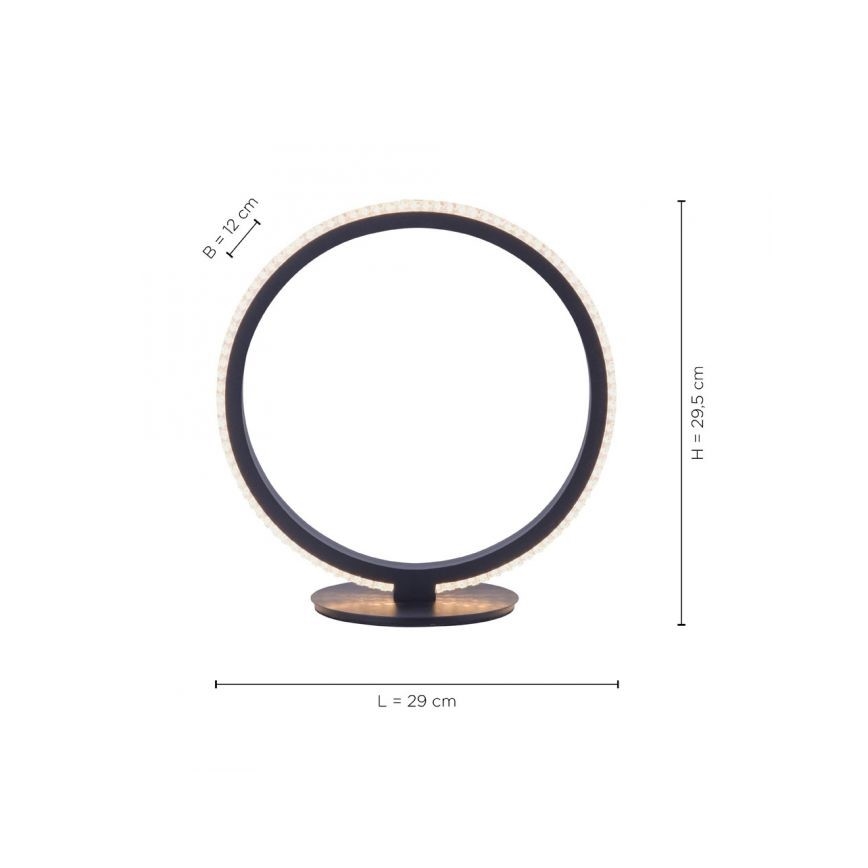 Leuchten Direkt 15612-18 - Lámpara de mesa LED MUSA LED/11W/230V