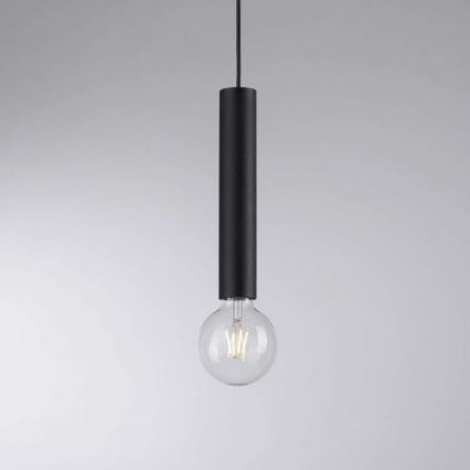 Leuchten Direkt 15617-18 - Lámpara colgante BRUNA 1xE27/60W/230V negro