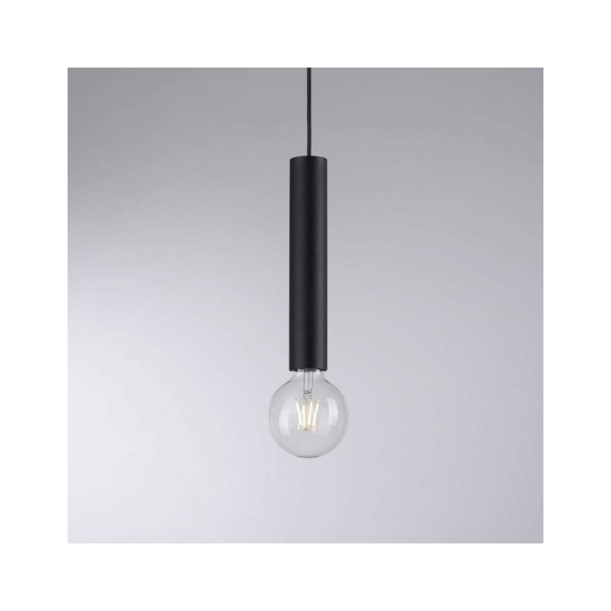 Leuchten Direkt 15617-18 - Lámpara colgante BRUNA 1xE27/60W/230V negro