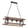 Leuchten Direkt 15684-79 - Lámpara colgante con cadena EDITH 4xE27/60W/230V pino