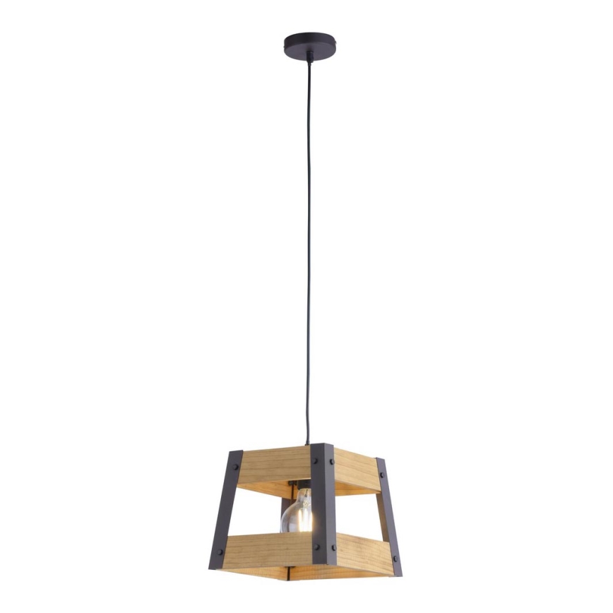 Leuchten Direkt 15720-79 - Lámpara colgante CRATE 1xE27/60W/230V