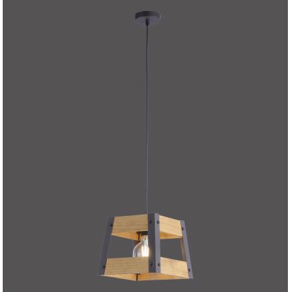 Leuchten Direkt 15720-79 - Lámpara colgante CRATE 1xE27/60W/230V