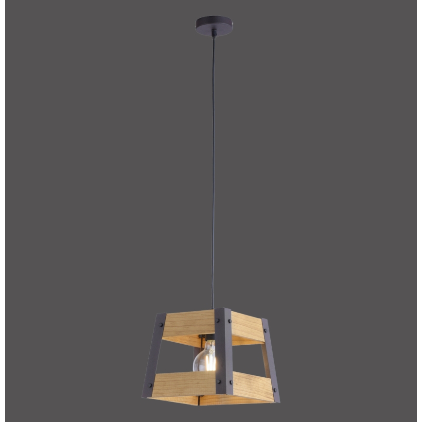 Leuchten Direkt 15720-79 - Lámpara colgante CRATE 1xE27/60W/230V