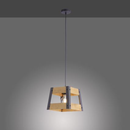 Leuchten Direkt 15720-79 - Lámpara colgante CRATE 1xE27/60W/230V