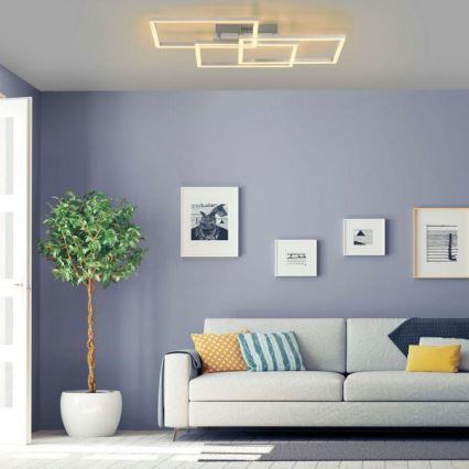Leuchten Direkt 16431-55 - Lámpara de araña LED RGB regulable MAXI LED/27W/230V + mando a distancia
