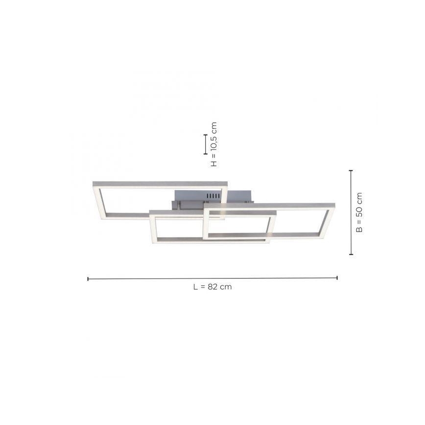 Leuchten Direkt 16431-55 - Lámpara de araña LED RGB regulable MAXI LED/27W/230V + mando a distancia
