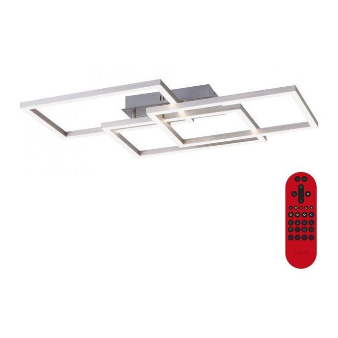 Leuchten Direkt 16431-55 - Lámpara de araña LED RGB regulable MAXI LED/27W/230V + mando a distancia