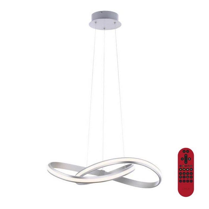Leuchten Direkt 18432-55-LED Lámpara de araña RGB regulable con cable MELINDA LED/28W/230V