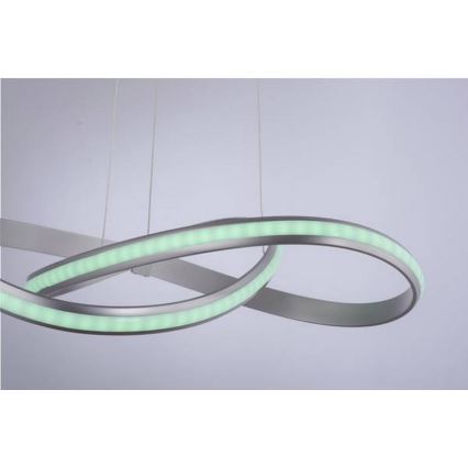 Leuchten Direkt 18432-55-LED Lámpara de araña RGB regulable con cable MELINDA LED/28W/230V