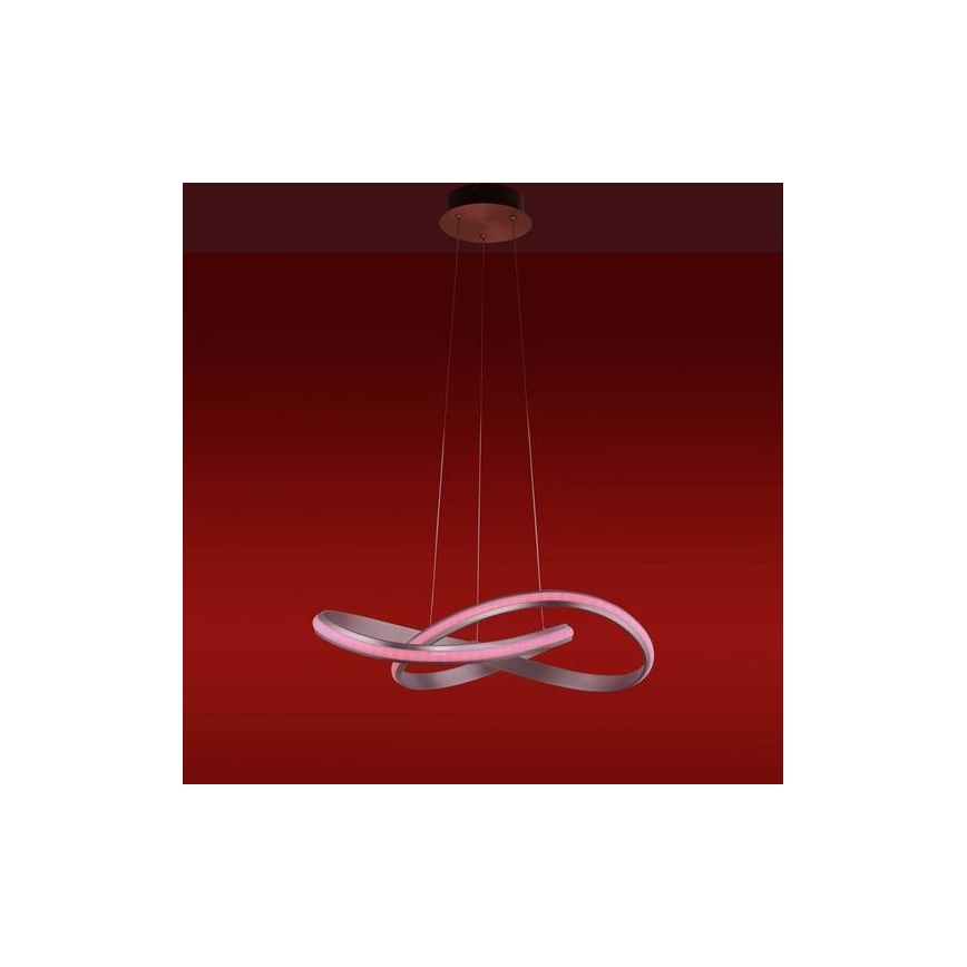 Leuchten Direkt 18432-55-LED Lámpara de araña RGB regulable con cable MELINDA LED/28W/230V
