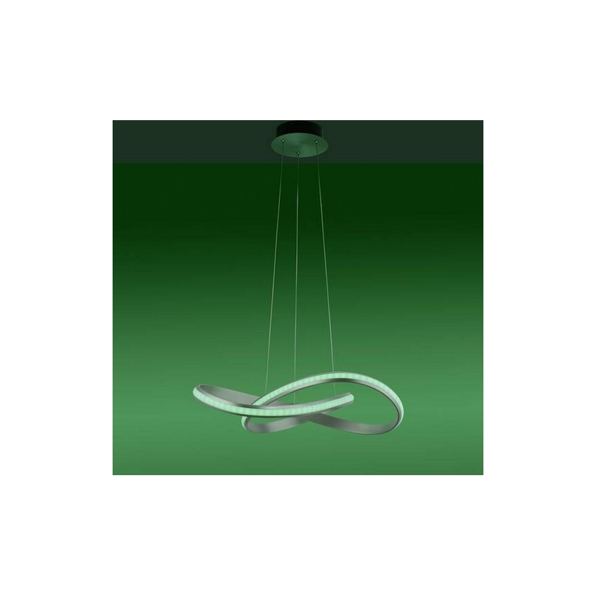 Leuchten Direkt 18432-55-LED Lámpara de araña RGB regulable con cable MELINDA LED/28W/230V