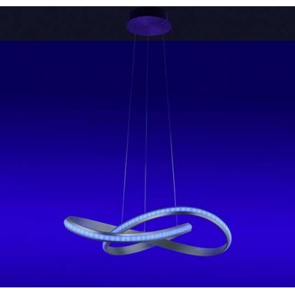 Leuchten Direkt 18432-55-LED Lámpara de araña RGB regulable con cable MELINDA LED/28W/230V