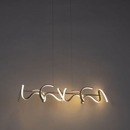 Leuchten Direkt 19033-21 - Lámpara colgante LED regulable en cable CURLS LED/40,8W/230V