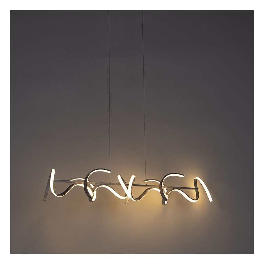 Leuchten Direkt 19033-21 - Lámpara colgante LED regulable en cable CURLS LED/40,8W/230V