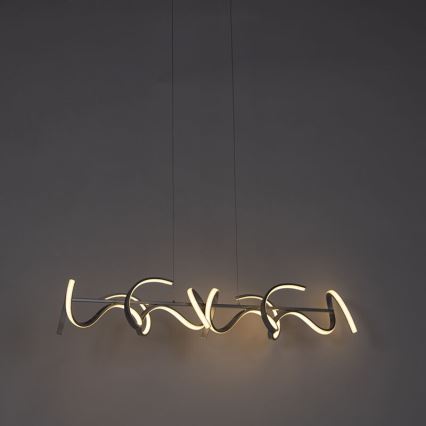 Leuchten Direkt 19033-21 - Lámpara colgante LED regulable en cable CURLS LED/40,8W/230V
