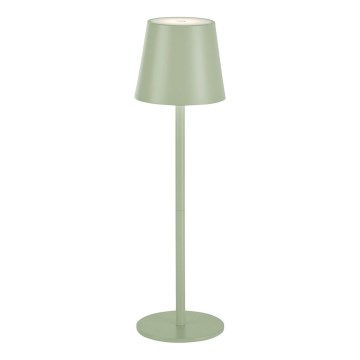 Leuchten Direkt 19250-43 - LED Lámpara de mesa recargable y regulable para exteriores EURIA LED/3W/5V IP54 verde