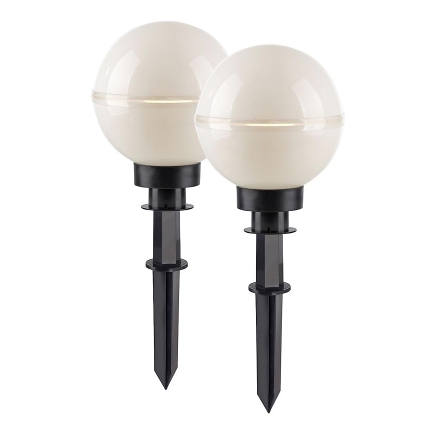 Leuchten Direkt 19322-16-2 - SET 2x Lámpara de exterior 1xE27/40W/230V diá. 20 cm IP44