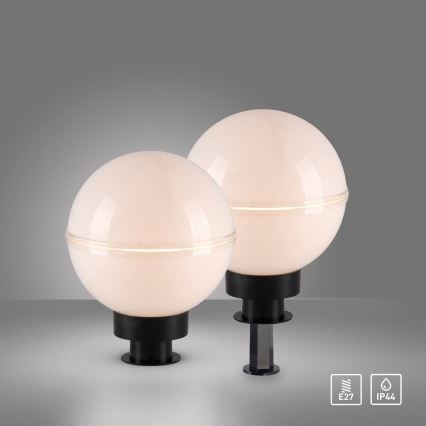 Leuchten Direkt 19322-16-2 - SET 2x Lámpara de exterior 1xE27/40W/230V diá. 20 cm IP44
