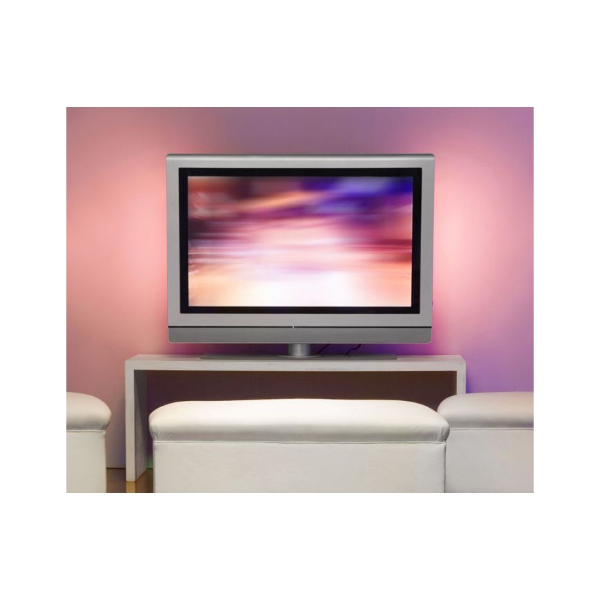 Leuchten Direkt 81215-70 - Cinta LED RGB regulable TEANIA 5m LED/19W/12/230V + mando a distancia