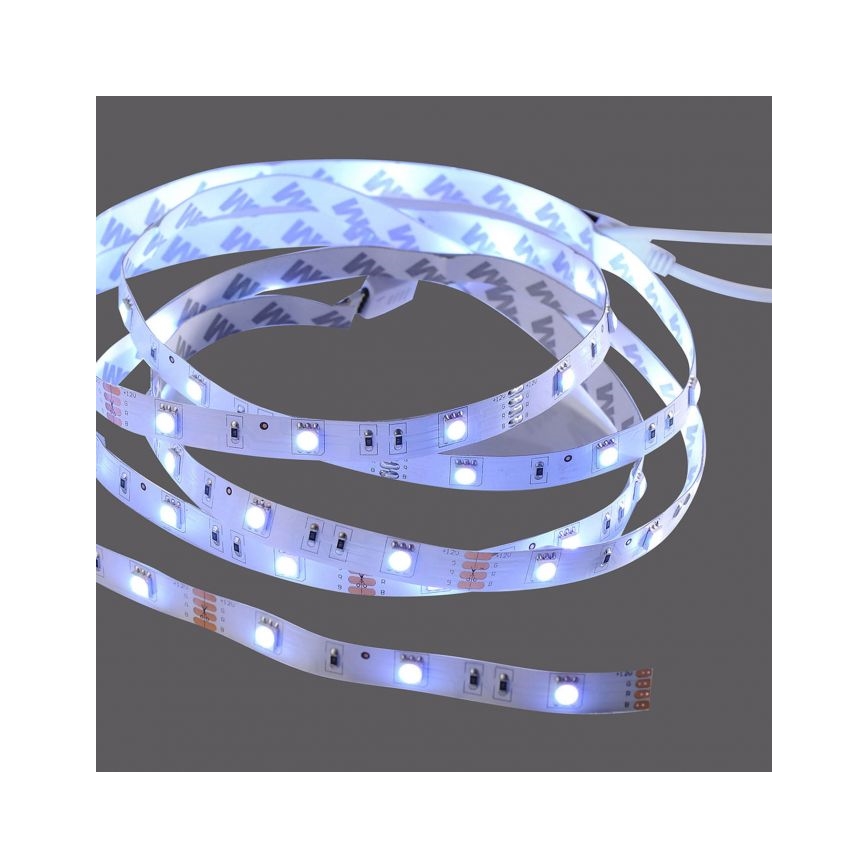 Leuchten Direkt 81215-70 - Cinta LED RGB regulable TEANIA 5m LED/19W/12/230V + mando a distancia