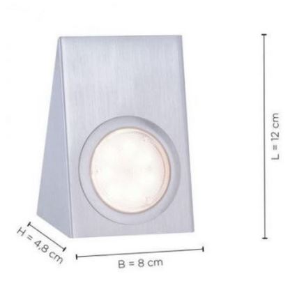 Leuchten Direkt 84111-55-3 - SET 3x LED Iluminación para muebles con sensor THEO LED/3,6W/230V
