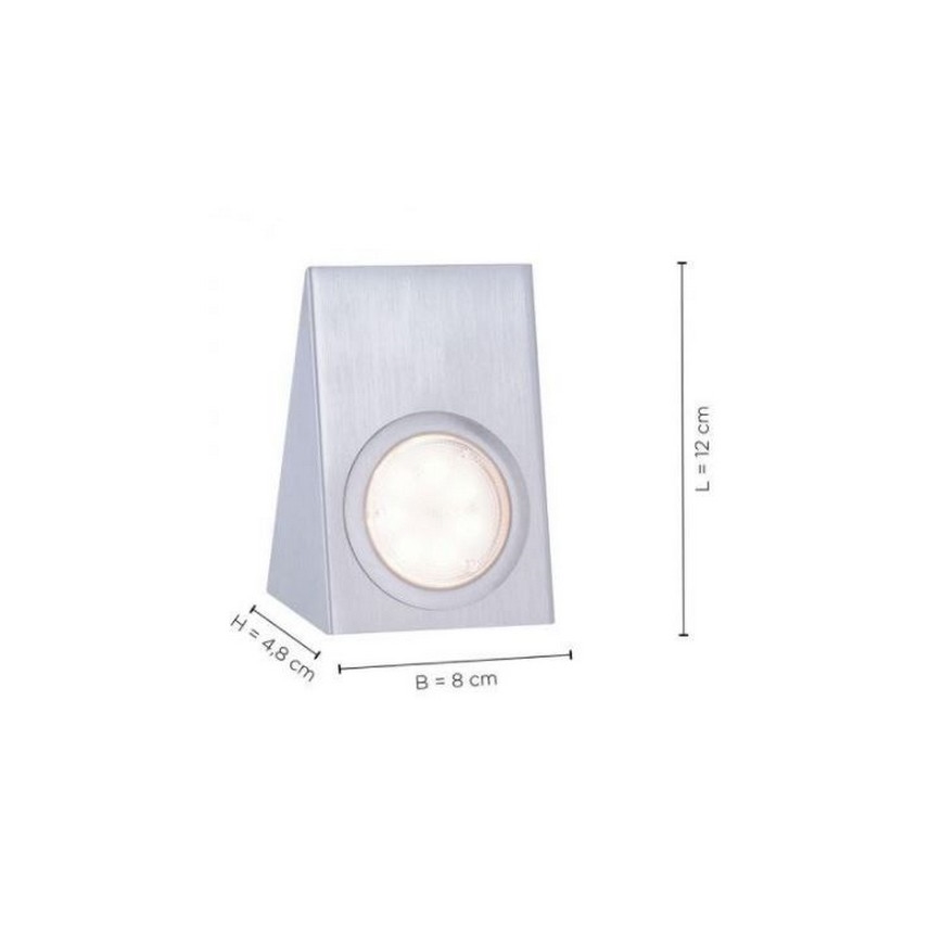 Leuchten Direkt 84111-55-3 - SET 3x LED Iluminación para muebles con sensor THEO LED/3,6W/230V