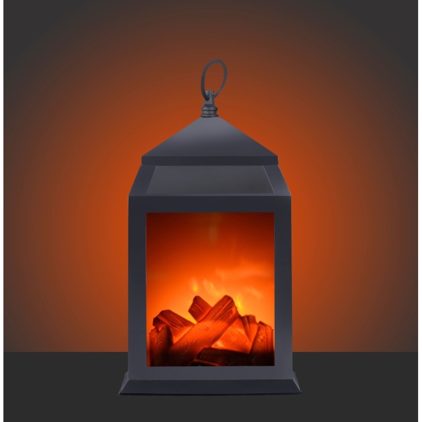 Leuchten Direkt 86220-18 - Linterna decorativa LED CHIMNEY LED/0,6W/3xAAA